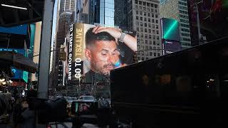 filming Times Square Billboards