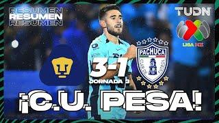 HIGHLIGHTS | Pumas 3-1 Pachuca | Liga Mx - CL2024 J3 | TUDN