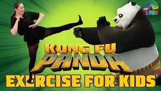 Kung Fu Panda Exercise for Kids  | Brain Break | Indoor Workout for Children