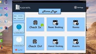 Hotel Reservation System With Source Code | JavaFX