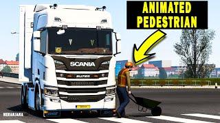 ETS2 Mods v1.43 | Animated Pedestrian - Living Cities | ETS2 Mods