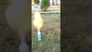 Hydrogen gas burnt in oxygen#shorts #science #viral #trending