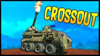 Crossout - ARTILLERY GAMEPLAY! Caucasus & Artillery - Steppenwolf Faction - Crossout Gameplay