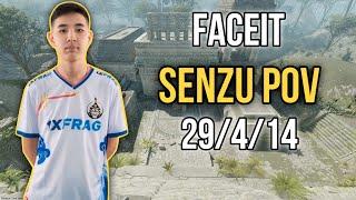 Senzu POV w/Techno4K, 910, Mzinho + VOICE COMMS (29/4/14) CS2 FACEIT July 17th 2024