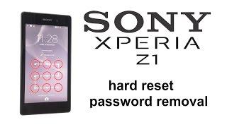 Sony XPERIA  Z   Z1   Z2   Z3  Z5 - Hard Reset, Unlock Password, Screen Lock removal