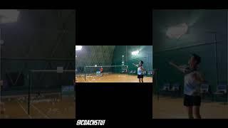 Crazy Badminton training