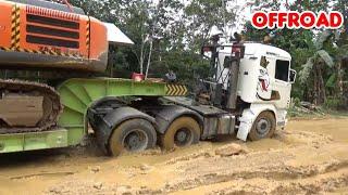 SUZUKI IGNIS Sangkut SCANIA R580 Main Offroad Jalur Sepaku Semakin Ekstrem