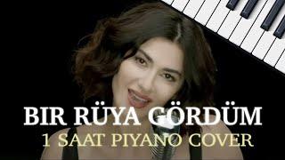 Bir Rüya Gördüm  - Aşk Tesadüfleri Sever (1 Saat Piyano, Beautiful Turkish Music)