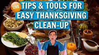 Tips & Tools for Easy Thanksgiving Cleanup Live with Angela Brown