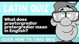 Quiz : Latin Words