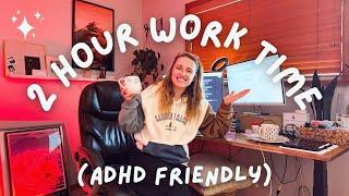 ADHD Body Doubling LIVE! (work with me for 2 hours! )