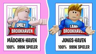 2 YOUTUBER ERSTELLEN JUNGS BROOKHAVEN vs. MÄDCHEN BROOKHAVEN!