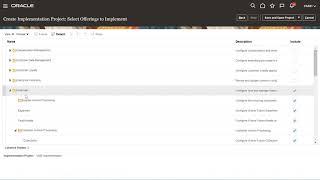 Oracle Fusion Cloud  How to create Fusion Implementation Project