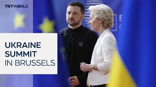 EU leaders gather in Brussels to discuss European and Ukrainian defence