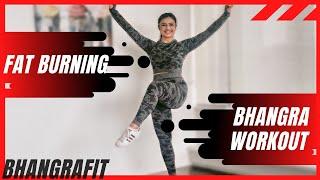 Bhangra Workout At Home | 24 Minutes Fat Burning Cardio | BhangraFit | DJ Frenzy | Love Friday Mix