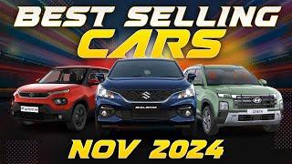 Top 25 Best-Selling Cars in India (November 2024) | Baleno, Creta, Punch, Nexon, Ertiga