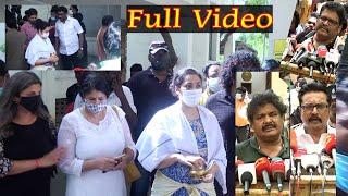 Full Video : Actress Meena Husband Death | SarathKumar, Rajinikanth | Meena Nainika tamil news