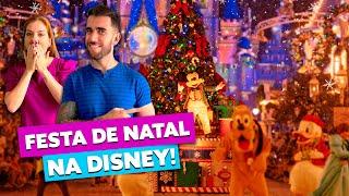 COMO É A FESTA DE NATAL DA DISNEY NO MAGIC KINGDOM!