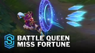 Battle Queen Miss Fortune Skin Spotlight - Pre-Release - PBE Preview - League of Legends