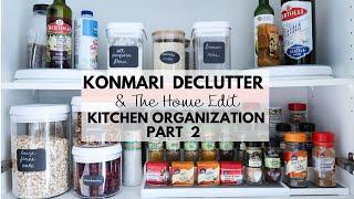 KONMARI Kitchen Declutter | The Home Edit Cupboard Organization | Part 2