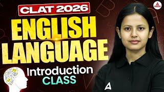 English Language Classes for CLAT 2026 | CLAT 2026 English Introduction Class | CLAT Preparation