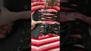 from 31” waist to…  #shorts #corsetschallenge #corsethugs #corsetstiktok