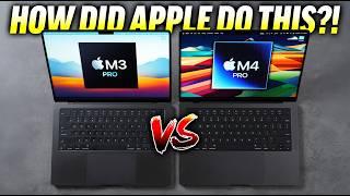 M3 Pro vs M4 Pro MacBook Pro - HOLY SMOKES, APPLE! 