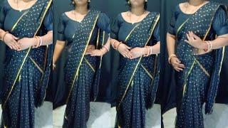 Regular saree draping|Easy saree draping style|saree how to wear |Saree Draping Vlogs