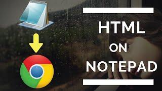 How TO Save HTML FIle In Notepad | 2023 | HTML | CSS |