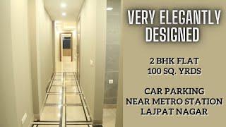 100 sq yards, 2BHK Builder Floor, Lajpat Nagar IV, South Delhi Call 9999004618 for details.