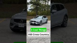 3 Cool Things 2025 Volvo V60 Cross Country #automobile #carreview #wagon