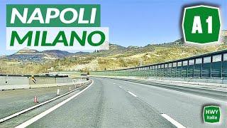 Driving from Naples to Milan, ITALY | Autostrada A1 del Sole