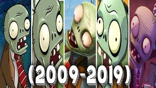 Evolution of Zombie |  PVZ, PvZ DS, PvZ2, Adventures, PVZ GW, PVZ Heroes, PvZ GW2 (2009 - 2019)