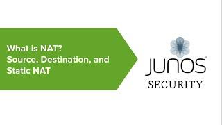 11# What is NAT: Source, Destination, and Static NAT on Junos OS  - Juniper SRX