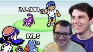 We randomized EVERYTHING & every trainer is level 100