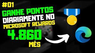 COMO GANHAR PONTOS NO MICROSOFT REWARDS PELO PC COM BING E EDGE?