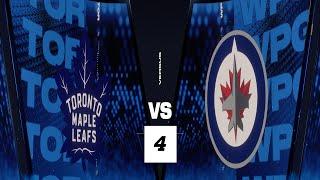 Maple Leafs vs Jets Mock Stanley Cup Finals Game 4 | Mock NHL 25 Playoffs