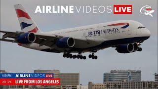 LIVE: Exciting LAX Airport Action - Up-Close Shots and Thunderous Sounds!