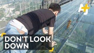 Terrifying Glass Bridge In China's Zhangjiajie National Forest