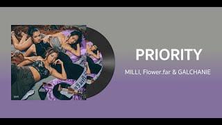 PRIORITY - MILLI, Flower.far & GALCHANIE [เนื้อเพลง/ROM/ENG]