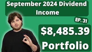 September 2024 Dividend Income Portfolio Report!