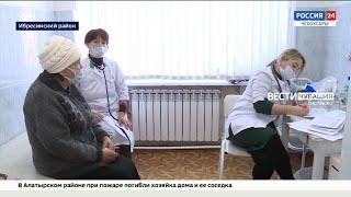 Большая команда врачей провела прием жителей отдаленных деревень Ибресинского района