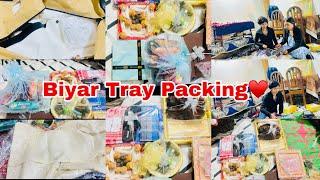 Biyar Tray Packing ️||Return Jurunr Preparation||Dorar Gifts