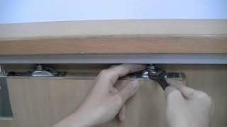 拉門器安裝 - 隱藏木門用 install steps of hidden auto sliding door closers for wooden door