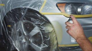 How to repair a Damaged Bumper with Spray Paint? (MOTIP Kompakt)
