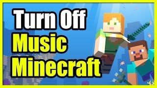 How to Turn Off the MUSIC in Minecraft using PC or PS5/Xbox (Easy Tutorial)