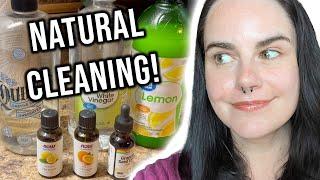 making homemade natural kitchen cleaner + let's clean some counters! (vlogmas day 21)