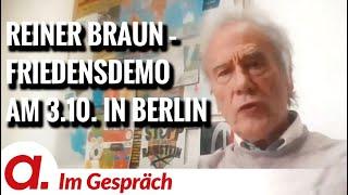 IM GESPRÄCH - Dirk Pohlmann + Reiner Braun - FRIEDENSDEMO BERLIN