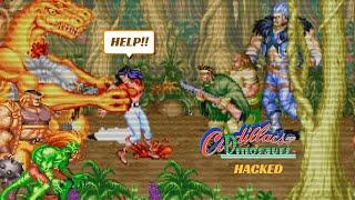 Cadillacs and Dinosaurs Super Gun & extreme enemies HACK playthrough