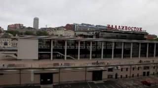 The ship arriving in Vladivostok